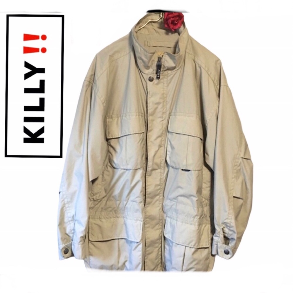 KILLY MOUNTAIN CLASSICS OUTDOOR JACKET LG NO HOOD MOCK NECK WIND GUARD